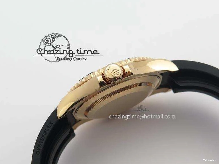 Strap Bezel Extra Strap) 116655 Black Rubber Edition (Free A2836 On 1:1 Noob Ceramic Best Black Yacht-Master 0323